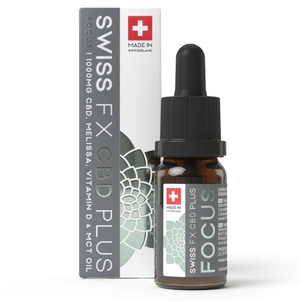 SWISS FX PLUS - FOCUS CBD Öl 10% - 1000mg
