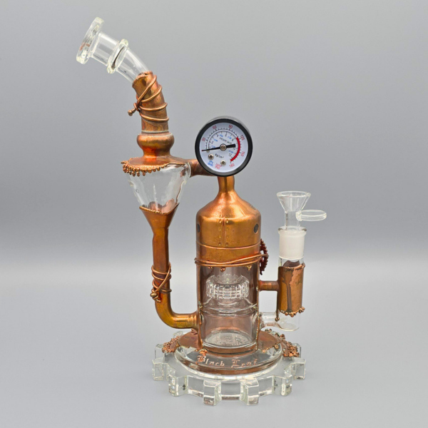 Black Leaf Galileos Steamometer Oil Bong.
