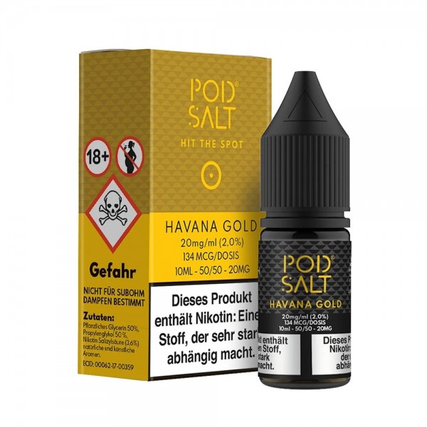 PodSalt Havana Gold - 20mg/ml