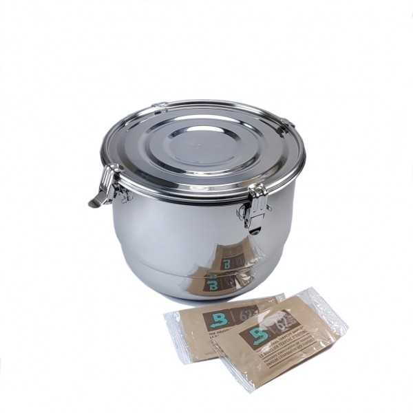 CVault PRO Humidor aus Edelstahl, 2 Liter / 8 Liter