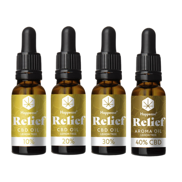 Happease CBD Öl 10% - 40% RELIEF