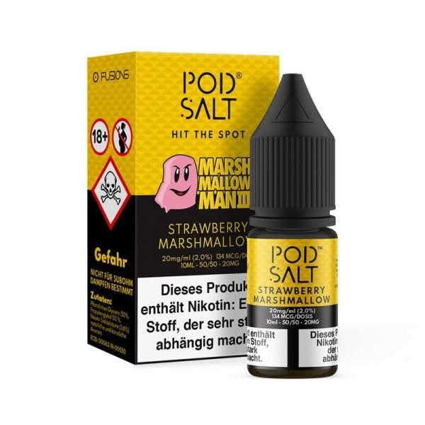 PodSalt Strawberry Marshmallow - 20mg/ml