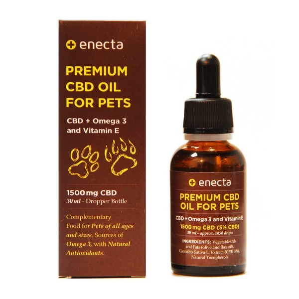 ENECTA Premium Hanföl für Tiere 5% - 30ml