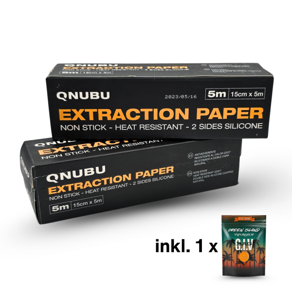 Qnubu Pergamentpapier 15cm x 5m + GIV Bag