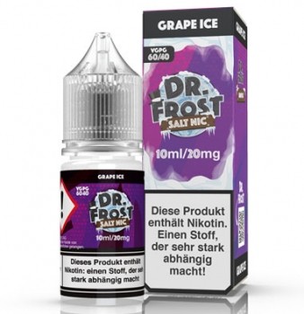 Dr.Frost Grape ICE Nikotinsalz 10ml/20mg