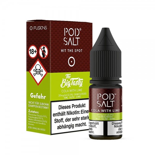 PodSalt Cola Lime - 20mg/ml