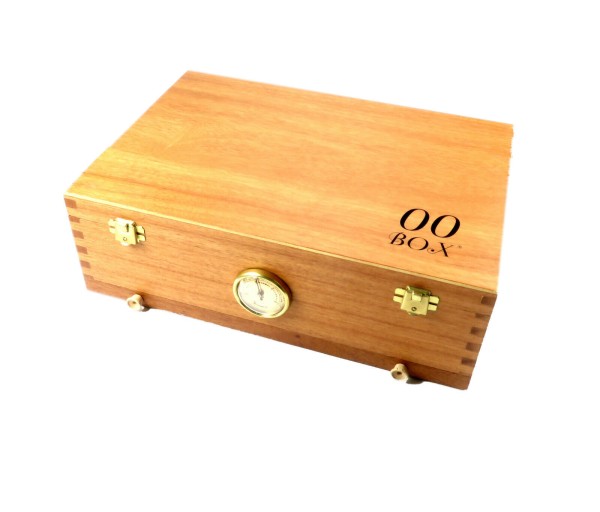 00BOX Humidor Hygrometer aus Zedernholz